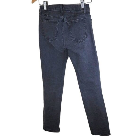 J Brand Women's Vanity Mid Rise Straight Leg Jeans Black size 28 - Picture 4 of 12